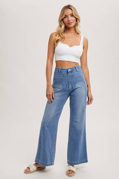 Free Spirit Wide Leg Jeans