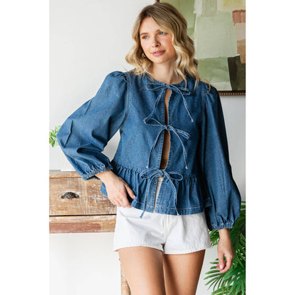 The Sweet Tie Blouse
