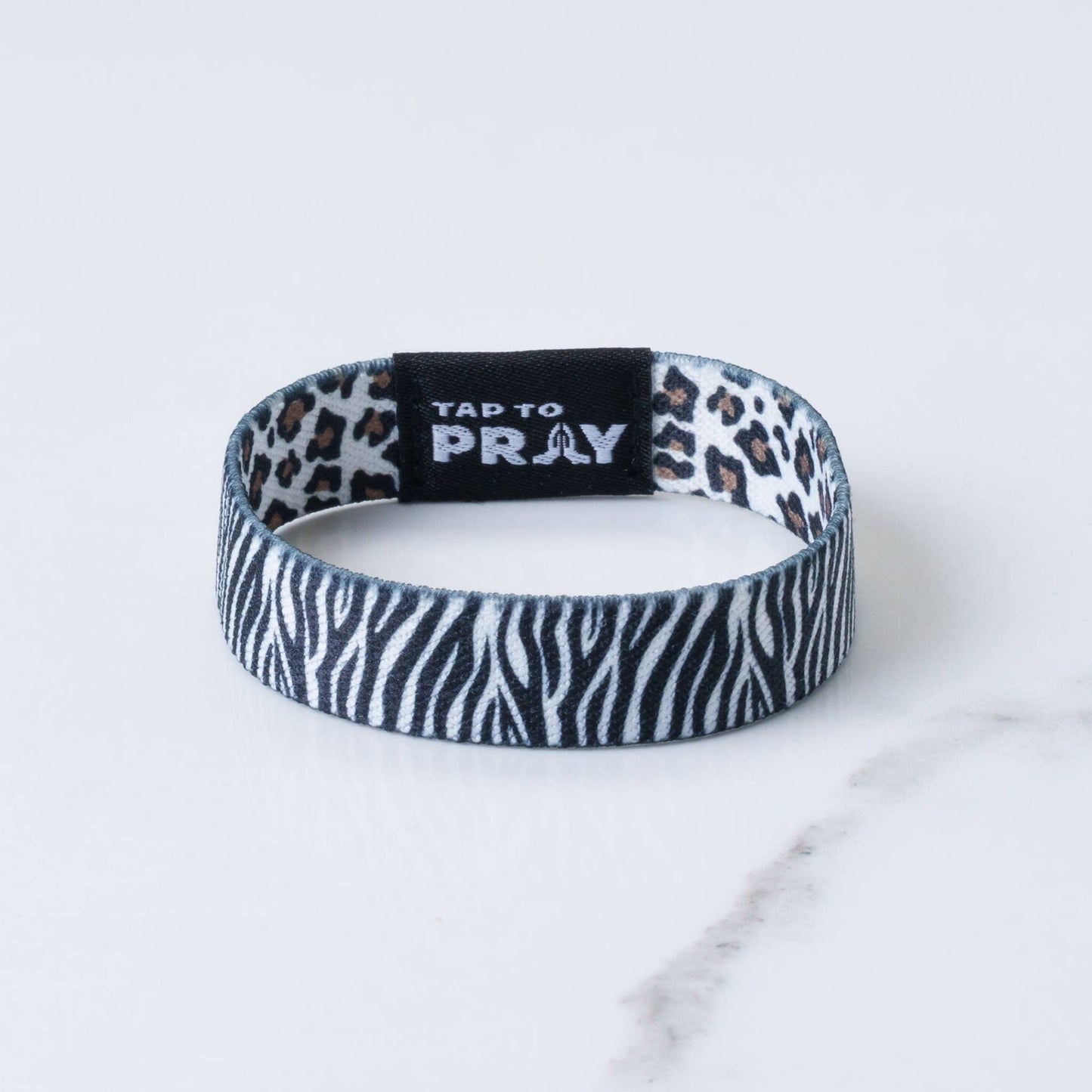 Tap To Pray™ Wristbands - Safari Zebra