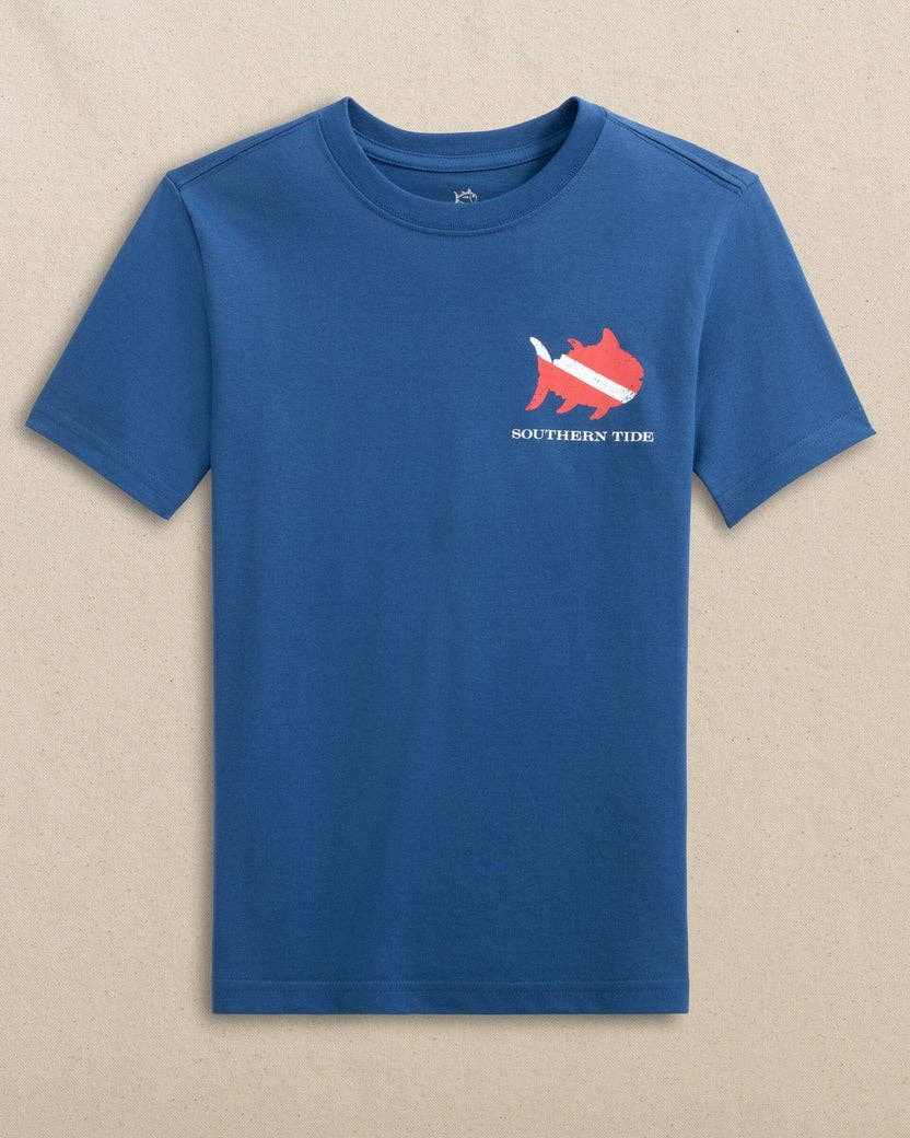 Y SS Skipjack Scuba Flag Tee