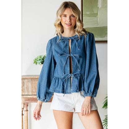 The Sweet Tie Blouse