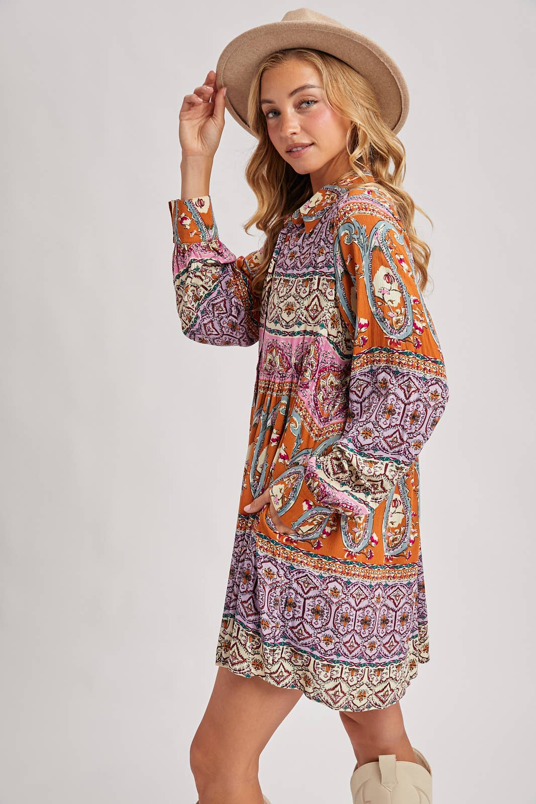 Sunset Bazaar Swing Dress