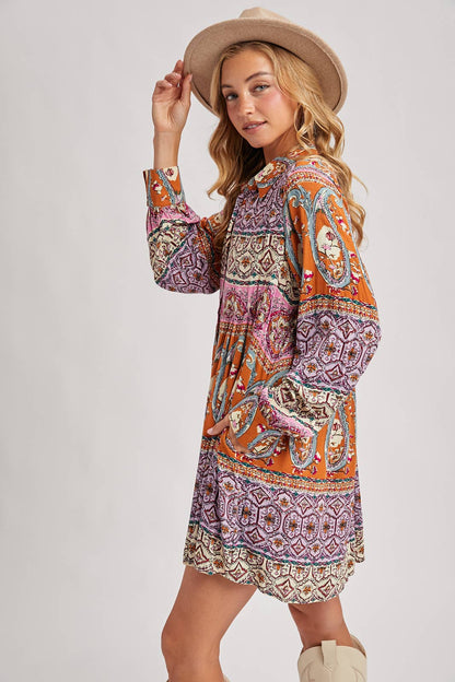 Sunset Bazaar Swing Dress