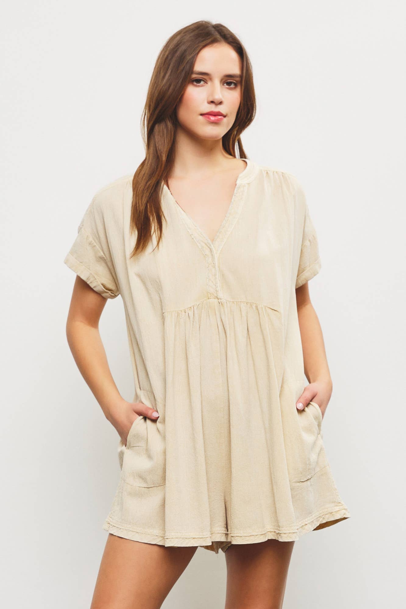 Jennifer taupe romper