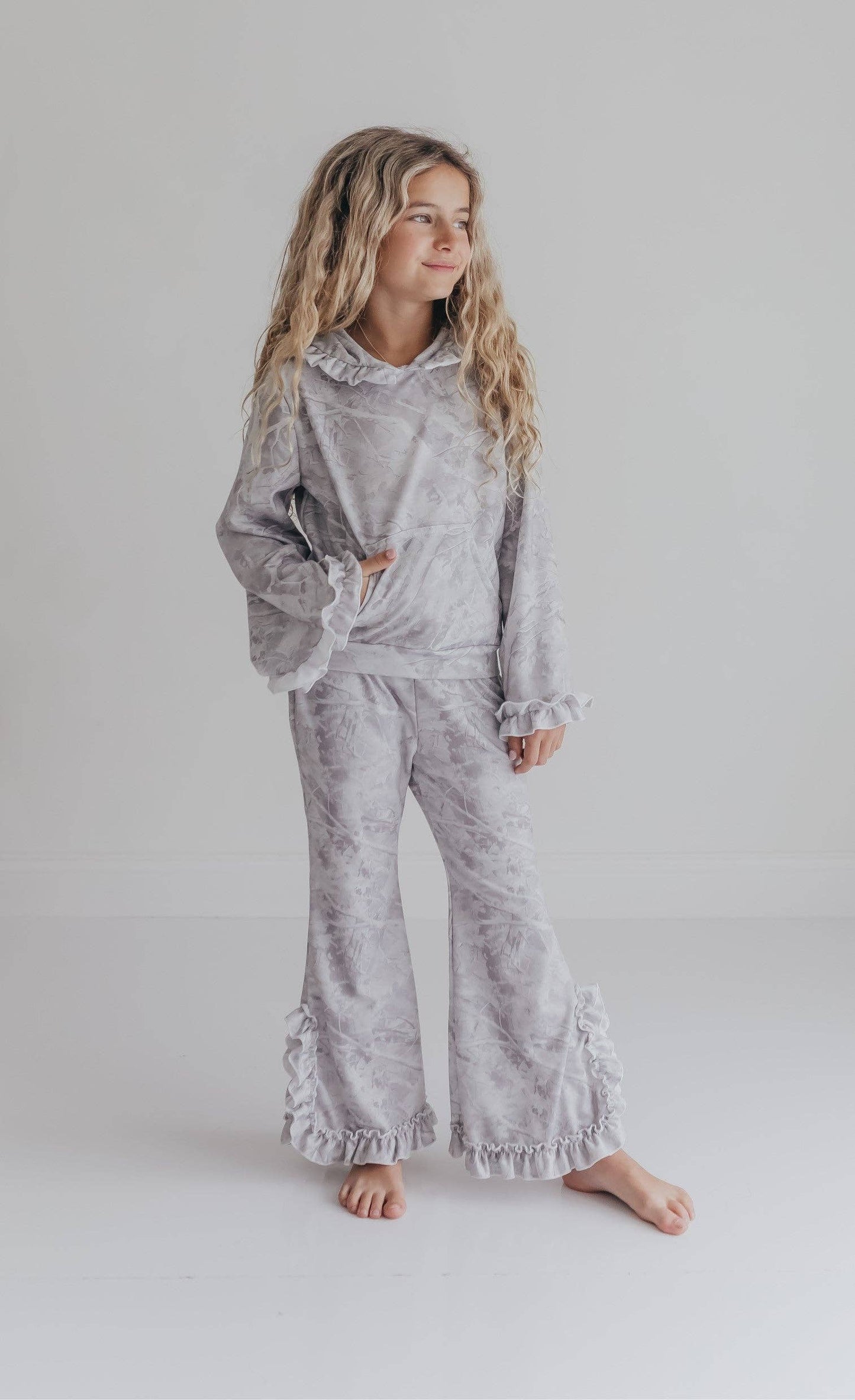 Girls Starlight Camo Lounge Set
