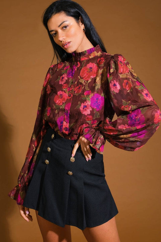 Lydia floral blouse