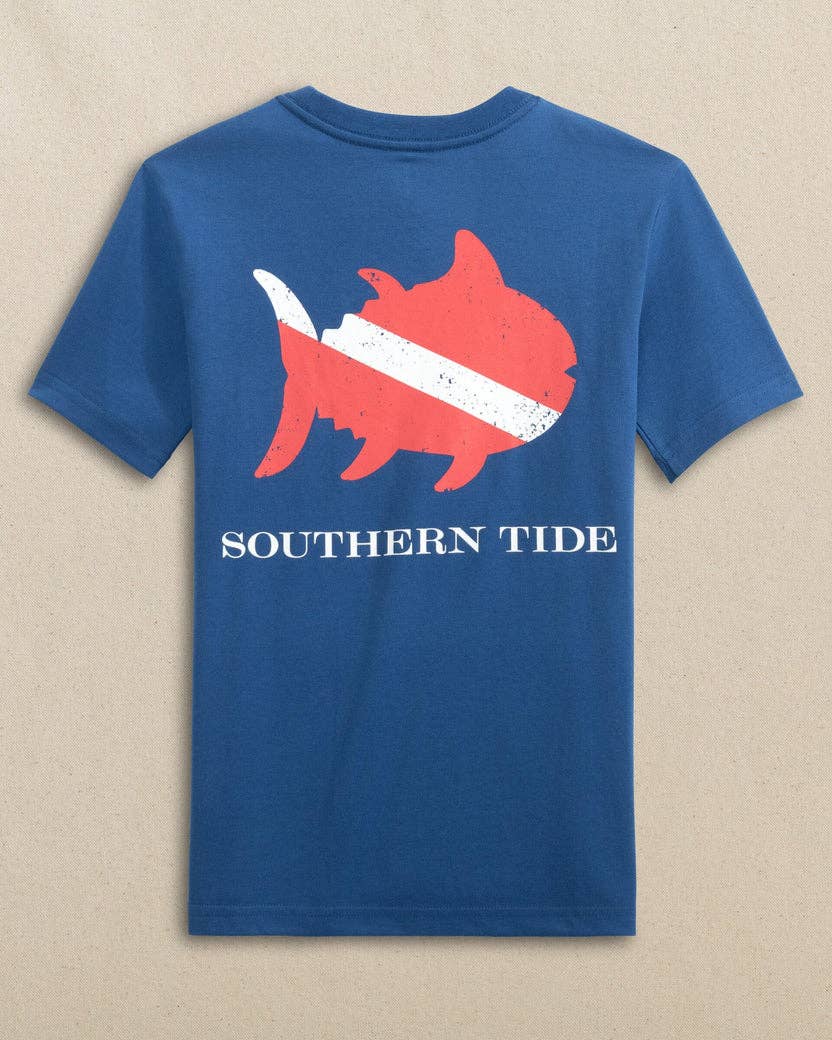 Y SS Skipjack Scuba Flag Tee