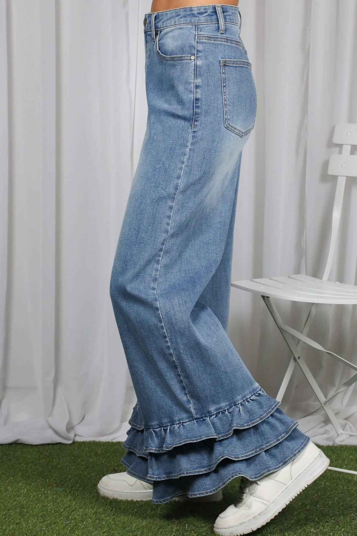 Southern Belle Ruffle Jeans