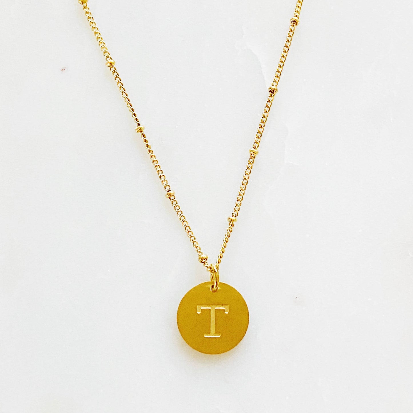 Charm Initial Necklace