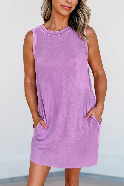 Sunny Pocket tank Mini dress