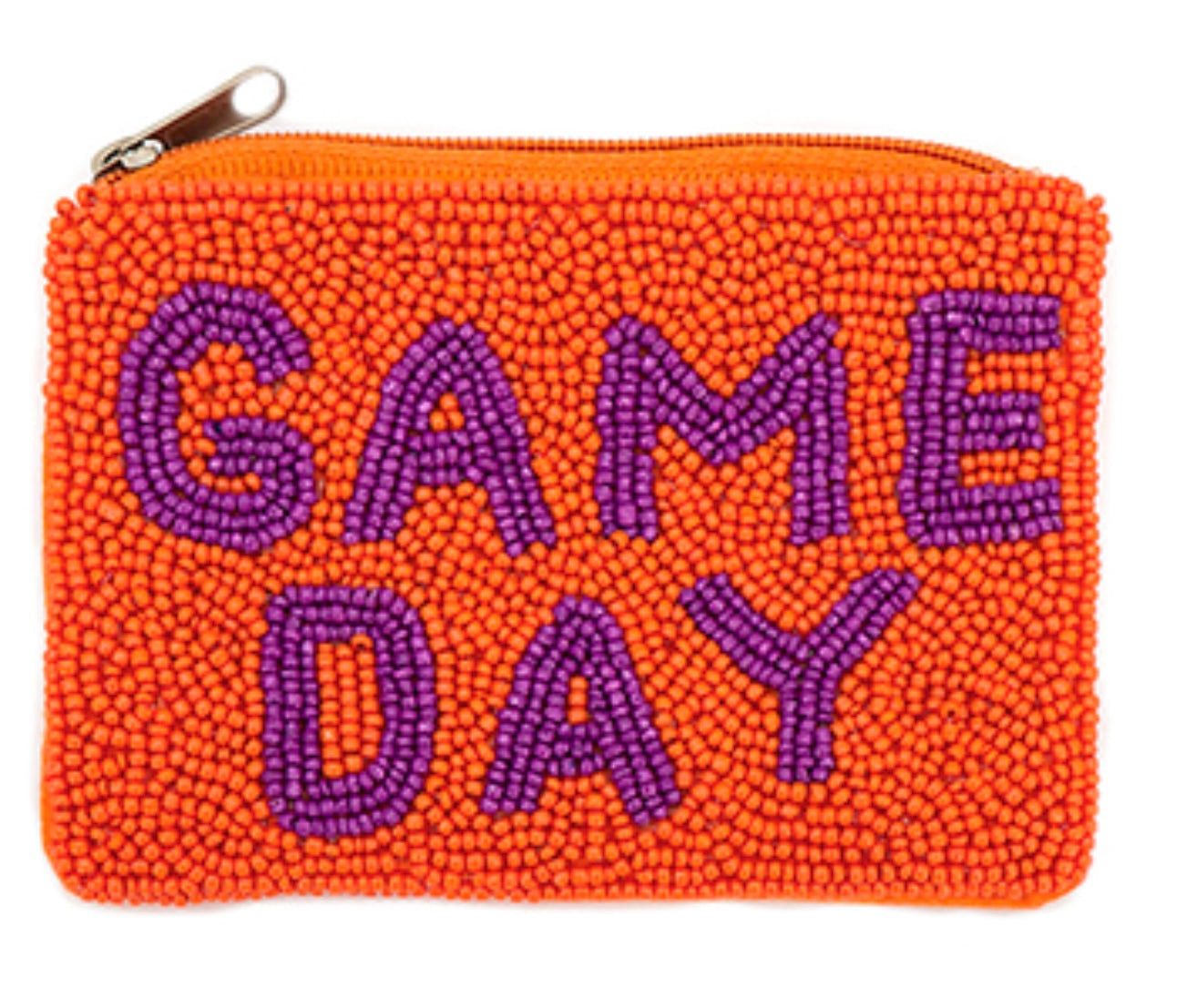 Clemson game day zipper wallet