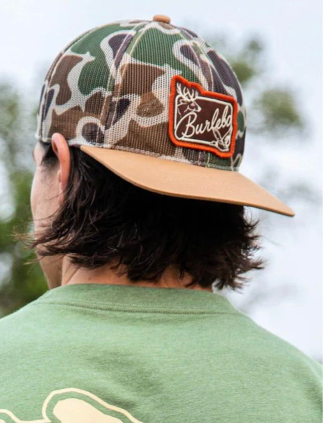 Burlebo Camo Mesh Patch Logo Cap