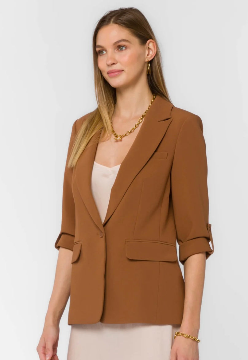 Lizzy Toffee Blazer