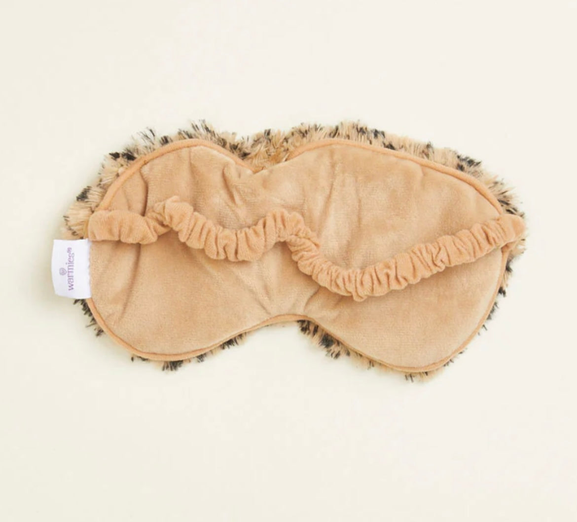 Warmies leopard eye mask