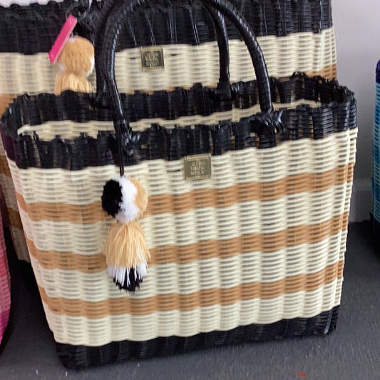 Keylargo small stripe cream
