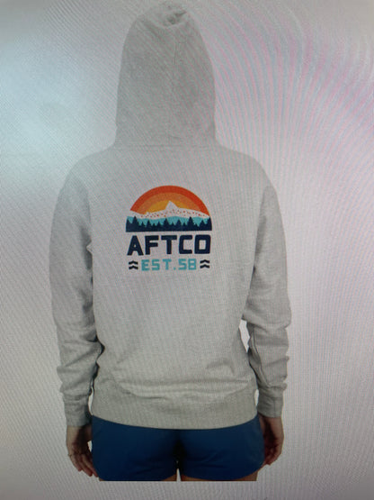 Aftco Women’s Rustic Hoodie Gray