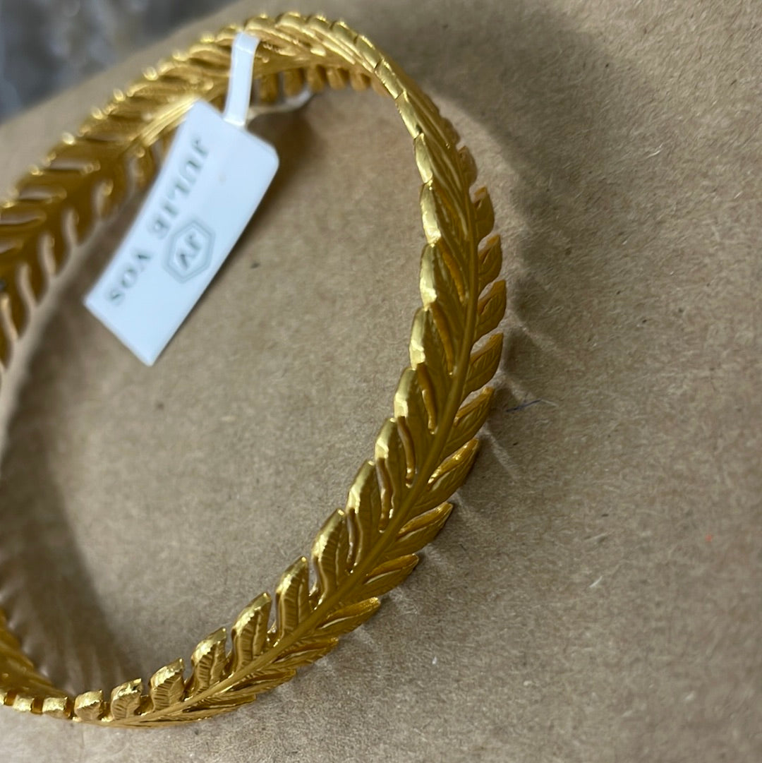 JV Fern Bangle Gold Small