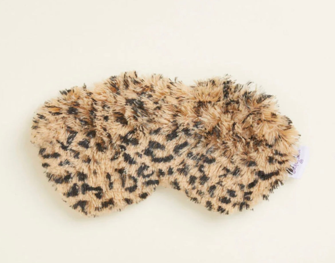 Warmies leopard eye mask