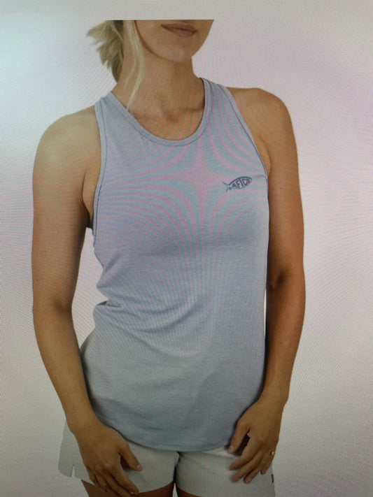 Aftco Women’s Tech Tank Rain Wash Heather