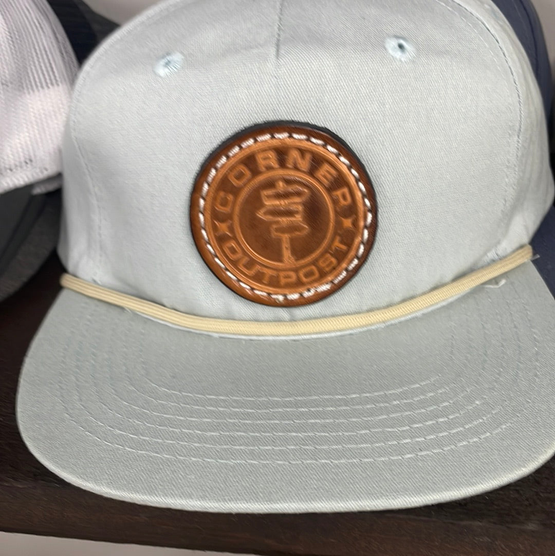 Goat Rope Tarpon Lost Hat Co CO leather logo