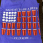 Old Row BTDBAB Beer Pong Flo Blue Sm