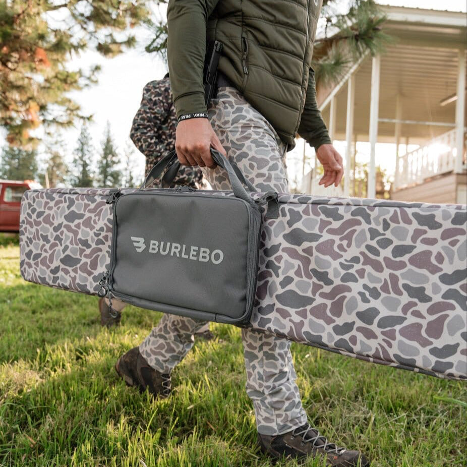 BURLEBO DOUBLE RIFLE CASE - CLASSIC DEER CAMO