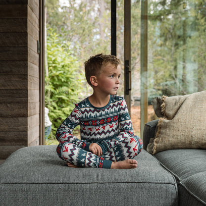 YOUTH- PERFORMANCE PAJAMA SET-CHRISTMAS