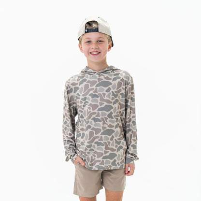 YOUTH PERFORMANCE HOODIE- CLASSIC DEER CAMO