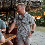 Burlebo Performance Button Up-Classic Deer Camo