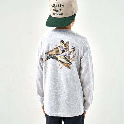 YOUTH TEE- LS- PINTAIL TRIANGLE DUCK