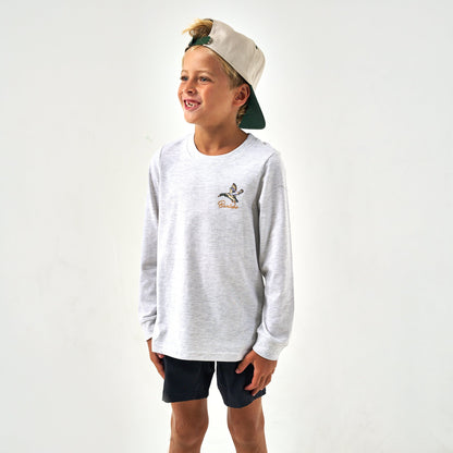 YOUTH TEE- LS- PINTAIL TRIANGLE DUCK