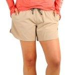 Aftco Women's Strike Shorts 5' - Khaki