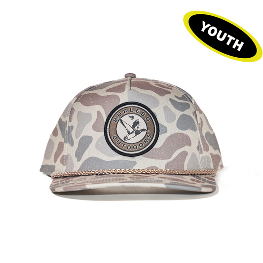 YOUTH CAP- CIRCLE MALLARD- CLASSIC DEER CAMO