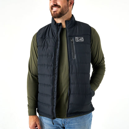 PUFFER VEST- BLACK
