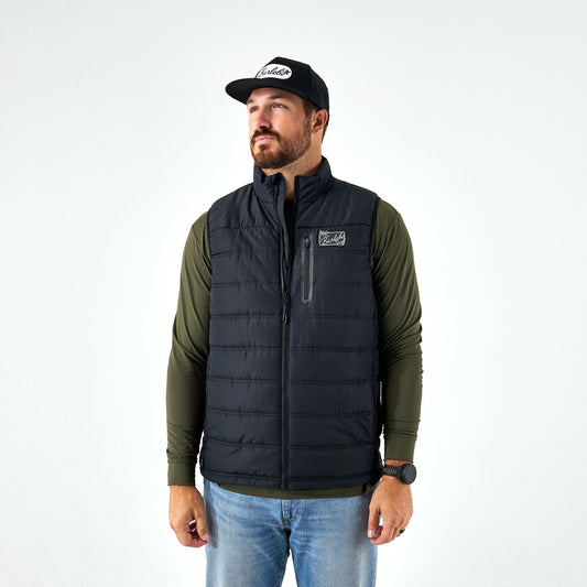 PUFFER VEST- BLACK