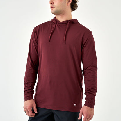 PERFORMANCE HOODIE- MAROON