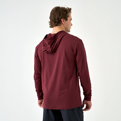 PERFORMANCE HOODIE- MAROON