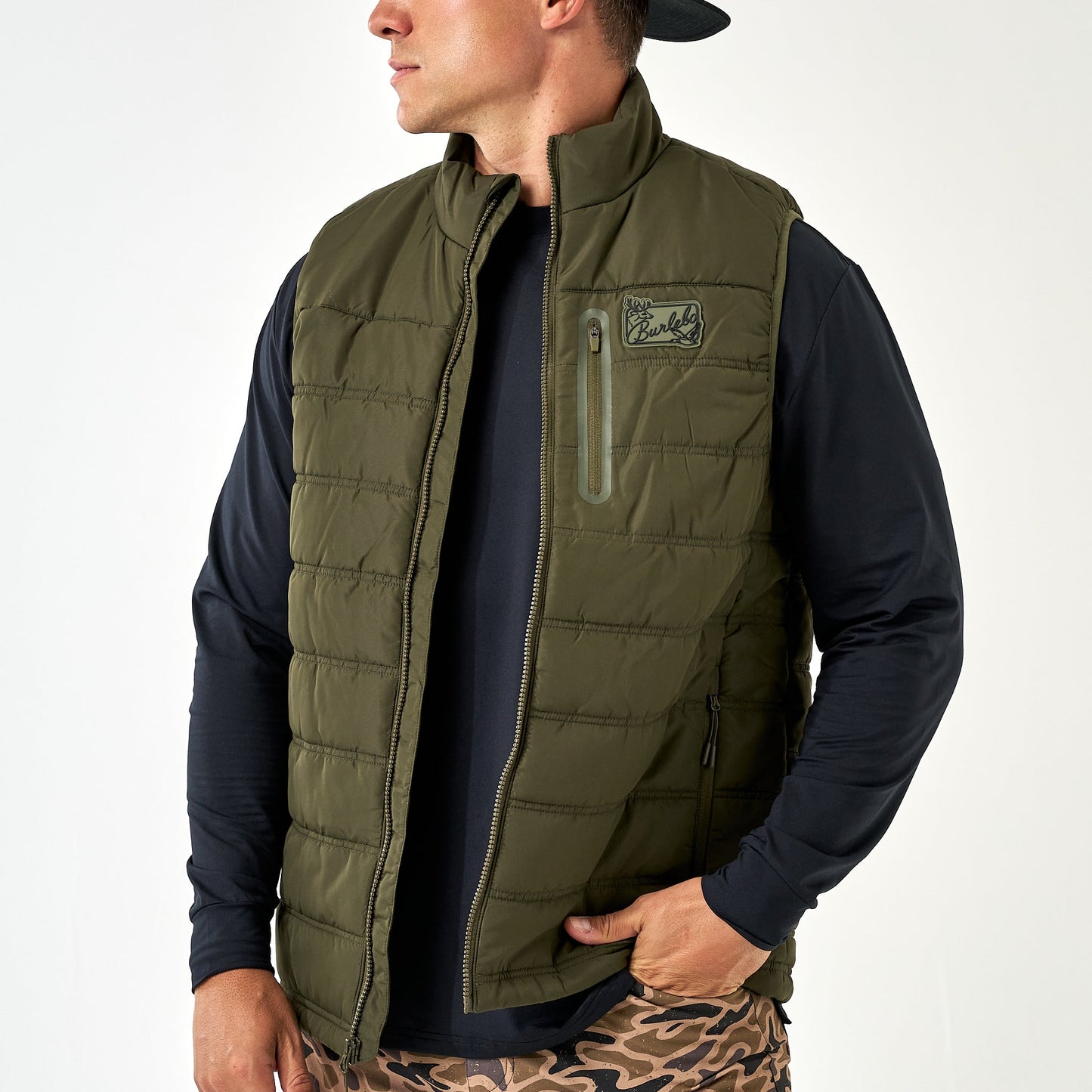 PUFFER VEST- MALLARD GREEN