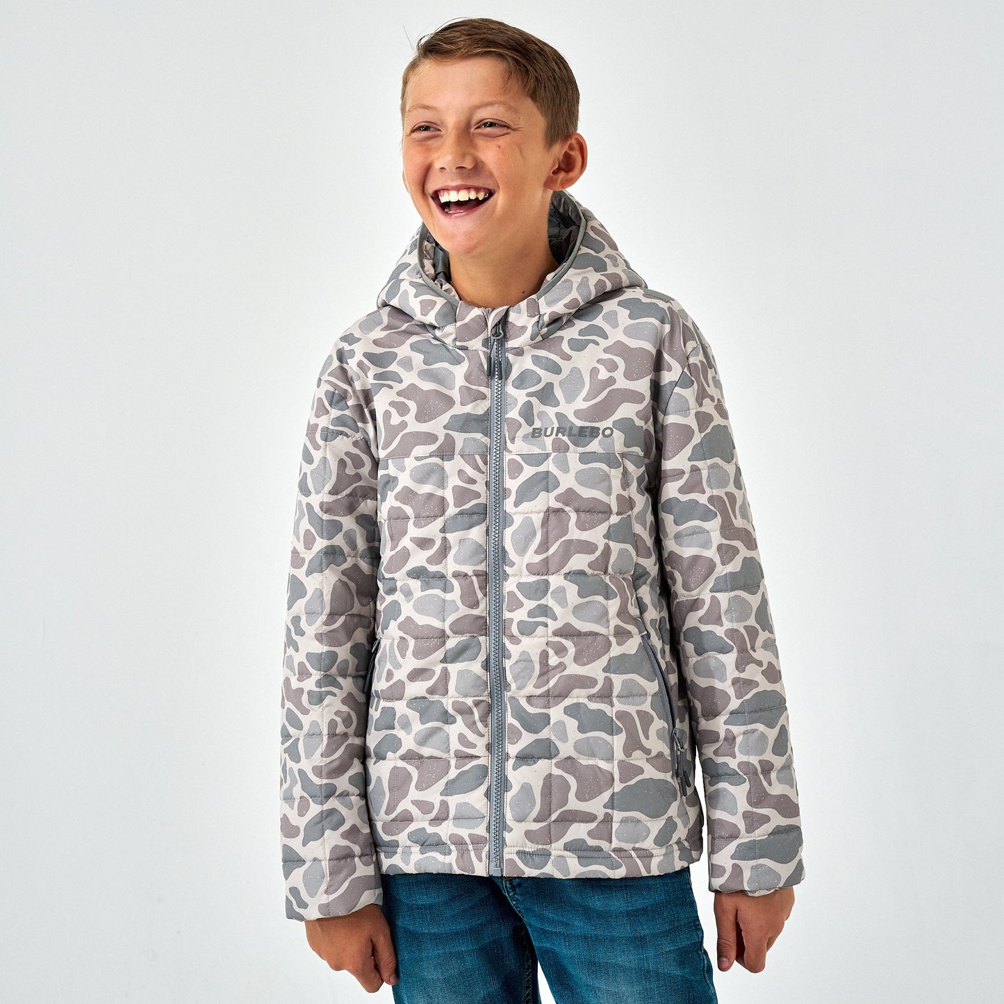 YOUTH PUFFER JACKET- CLASSIC DEER CAMO
