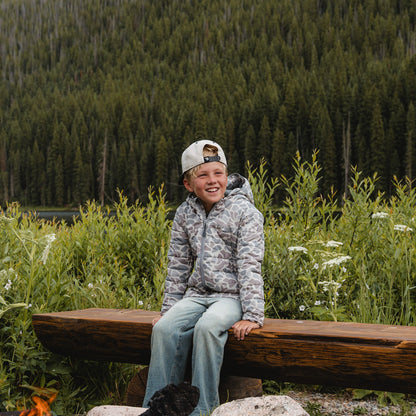 YOUTH PUFFER JACKET- CLASSIC DEER CAMO