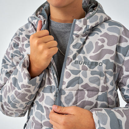 YOUTH PUFFER JACKET- CLASSIC DEER CAMO