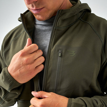 BLAZE TECH QUARTER ZIP-MALLARD GREEN
