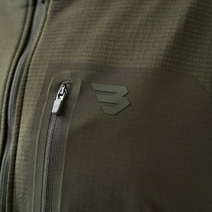 BLAZE TECH QUARTER ZIP-MALLARD GREEN