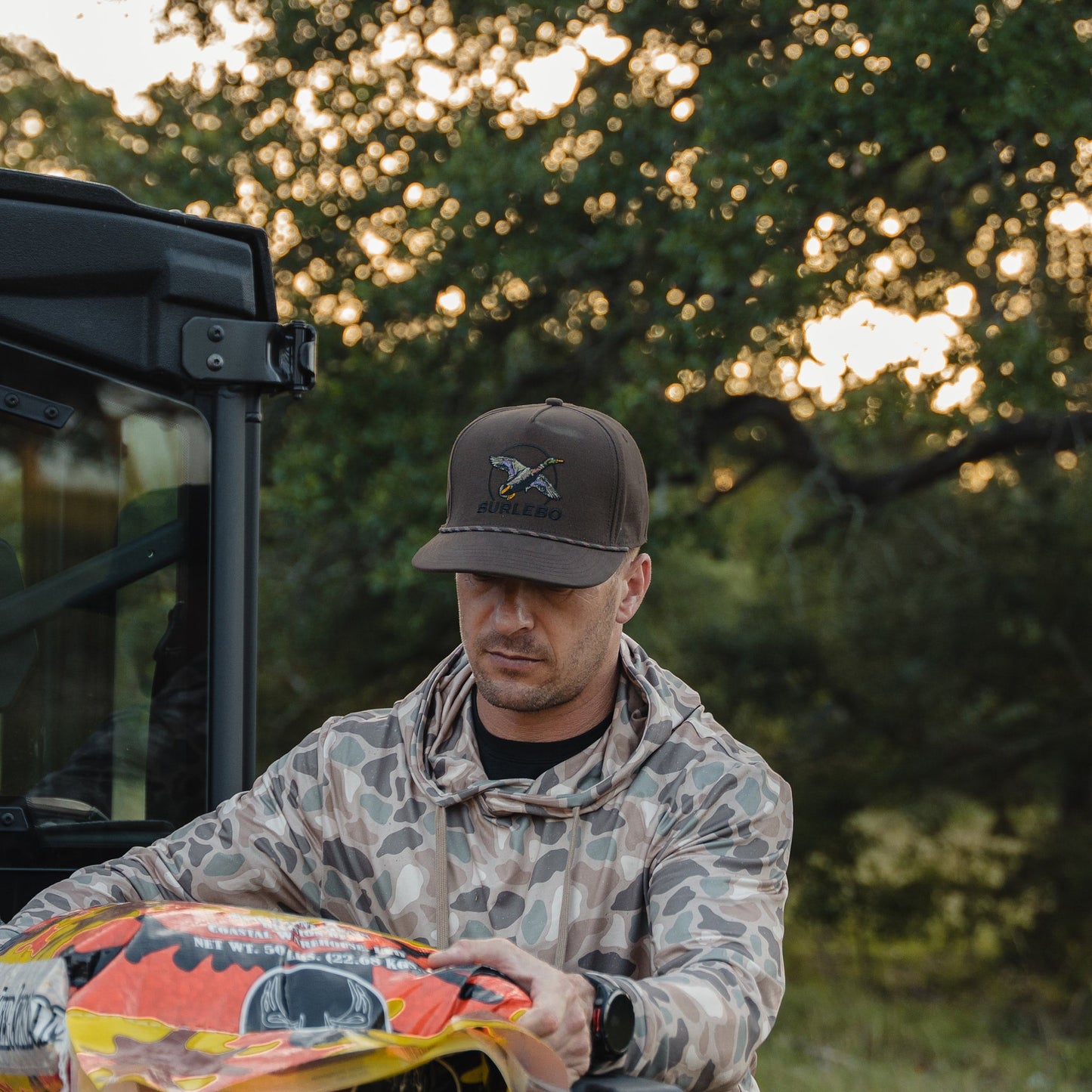 BURLEBO CAP- FLY BY - BROWN