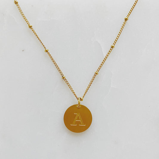 Charm Initial Necklace