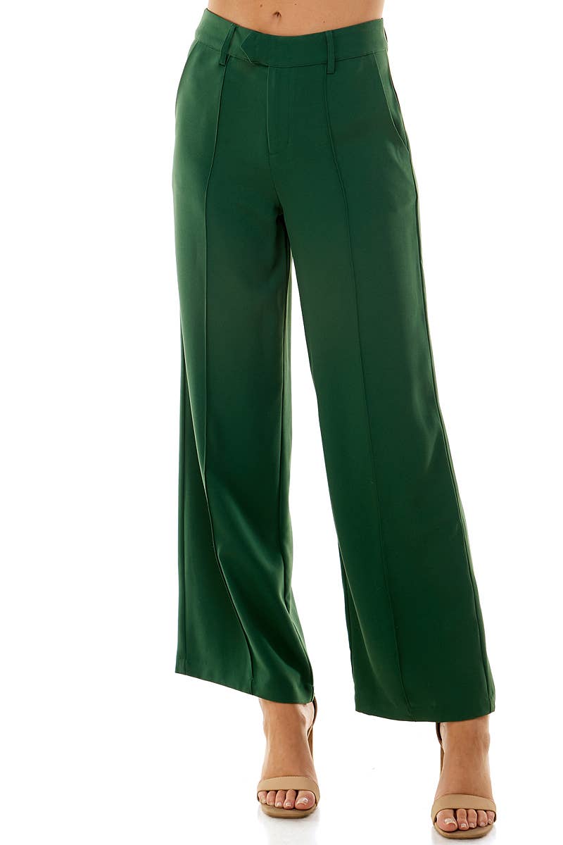 Stella’s Straight Leg Pant - Hunter Green