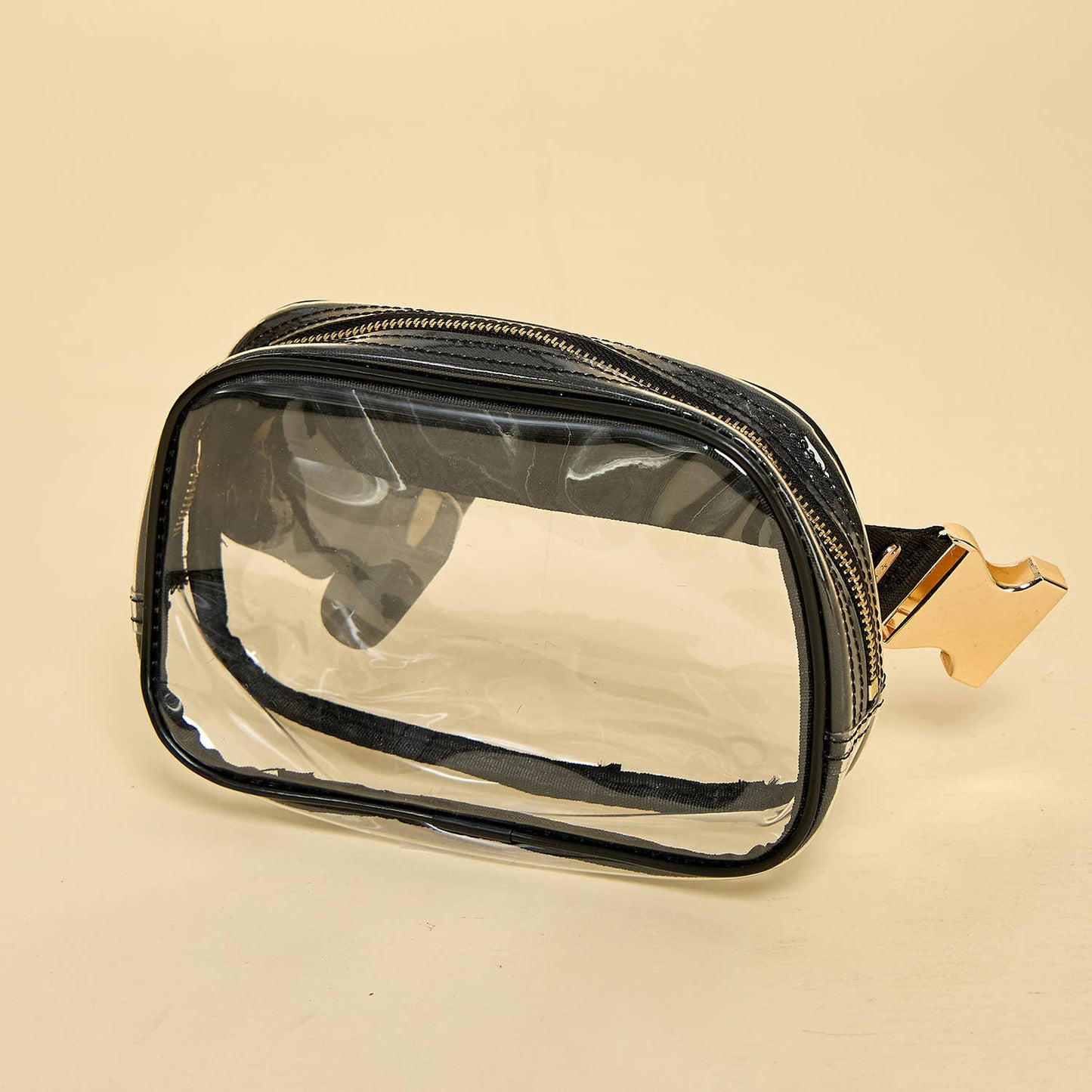 Small Clear Purse - Black