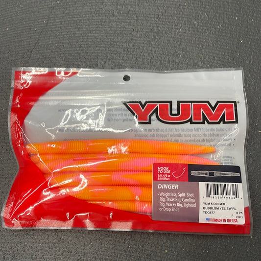 Yum YDG577 Dinger Soft Plastic Worm