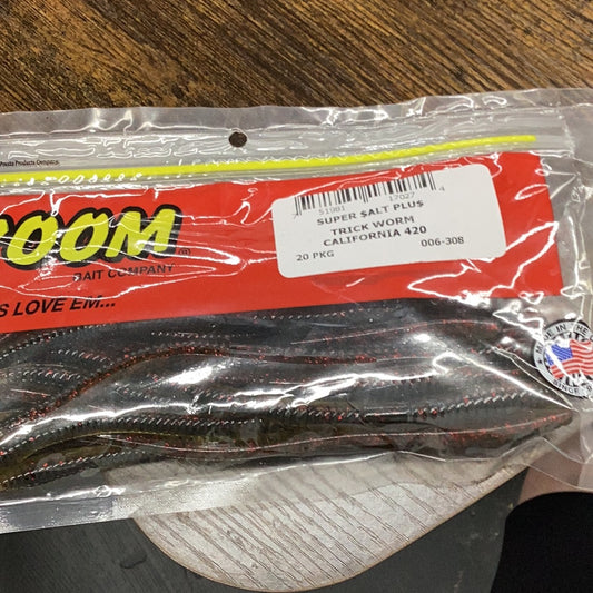 Zoom 006-308 trick worm 6 1/2 inch