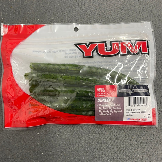 Yum YDG509 Dinger Soft Plastic Worm